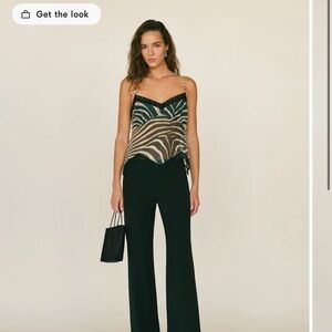 Reformation Felix Top Brown - Size 12